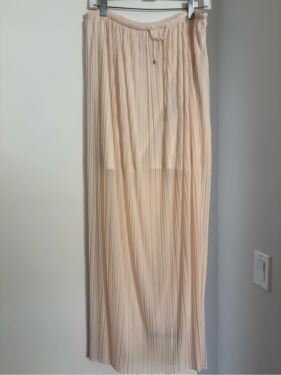 Massimo Dutti Dresses & Skirts - Massimo Dutti Pleated Maxi Skirt in Pale Peach